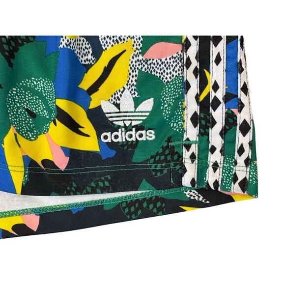 ADIDAS Originals X HER STUDIO LONDON Shorts Multicolor 90s Floral Tropic Size S - Picture 5 of 9